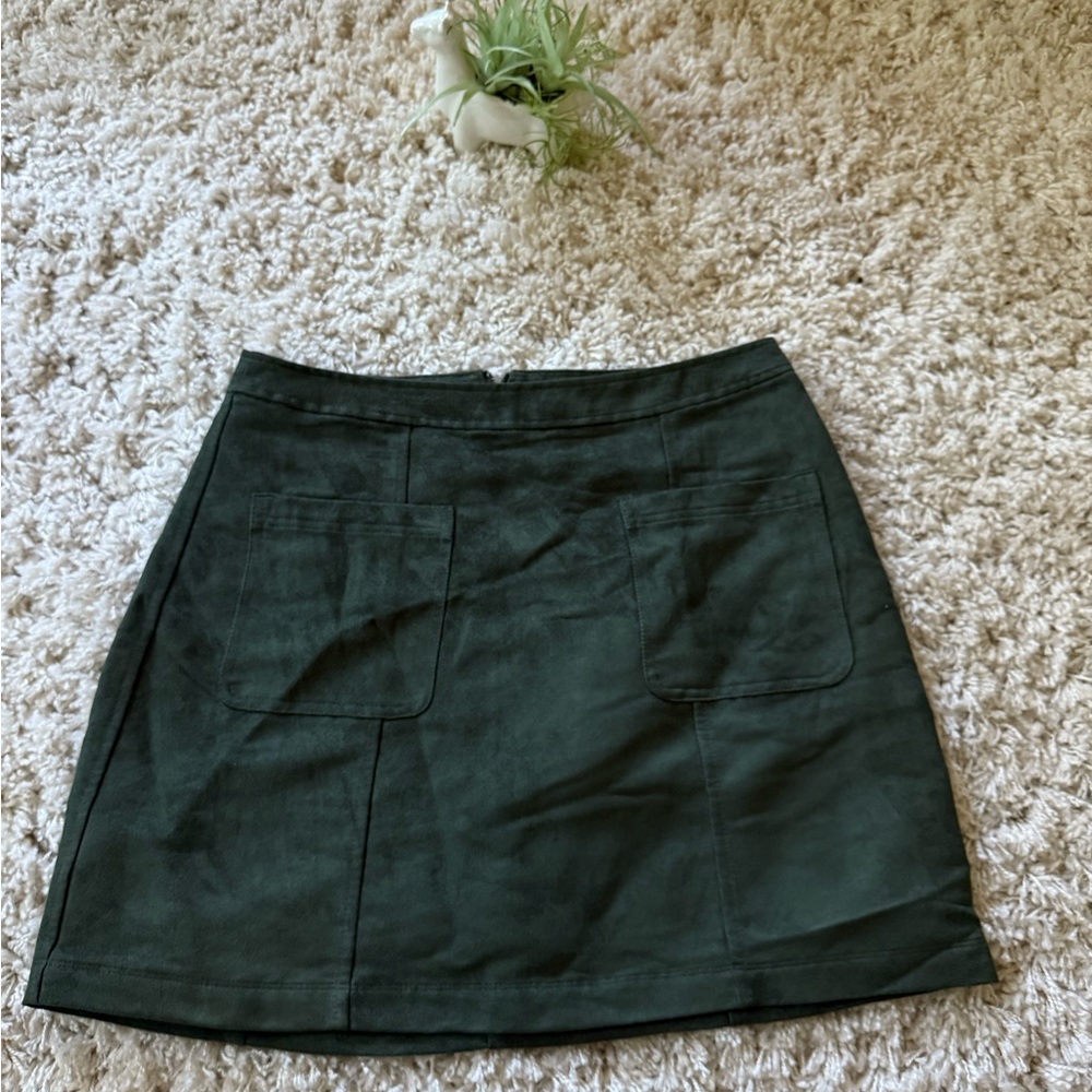 Old Navy Green A-Line Mini Skirt Casual - Picture 2 of 7